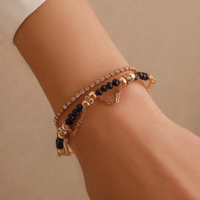 Bracelets Ethnic Style Beaded Diamond Tassel Bracelet My Store