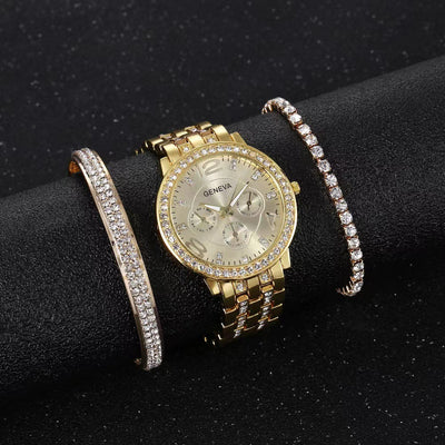 Unisex Three-piece Bracelet Watch My Store